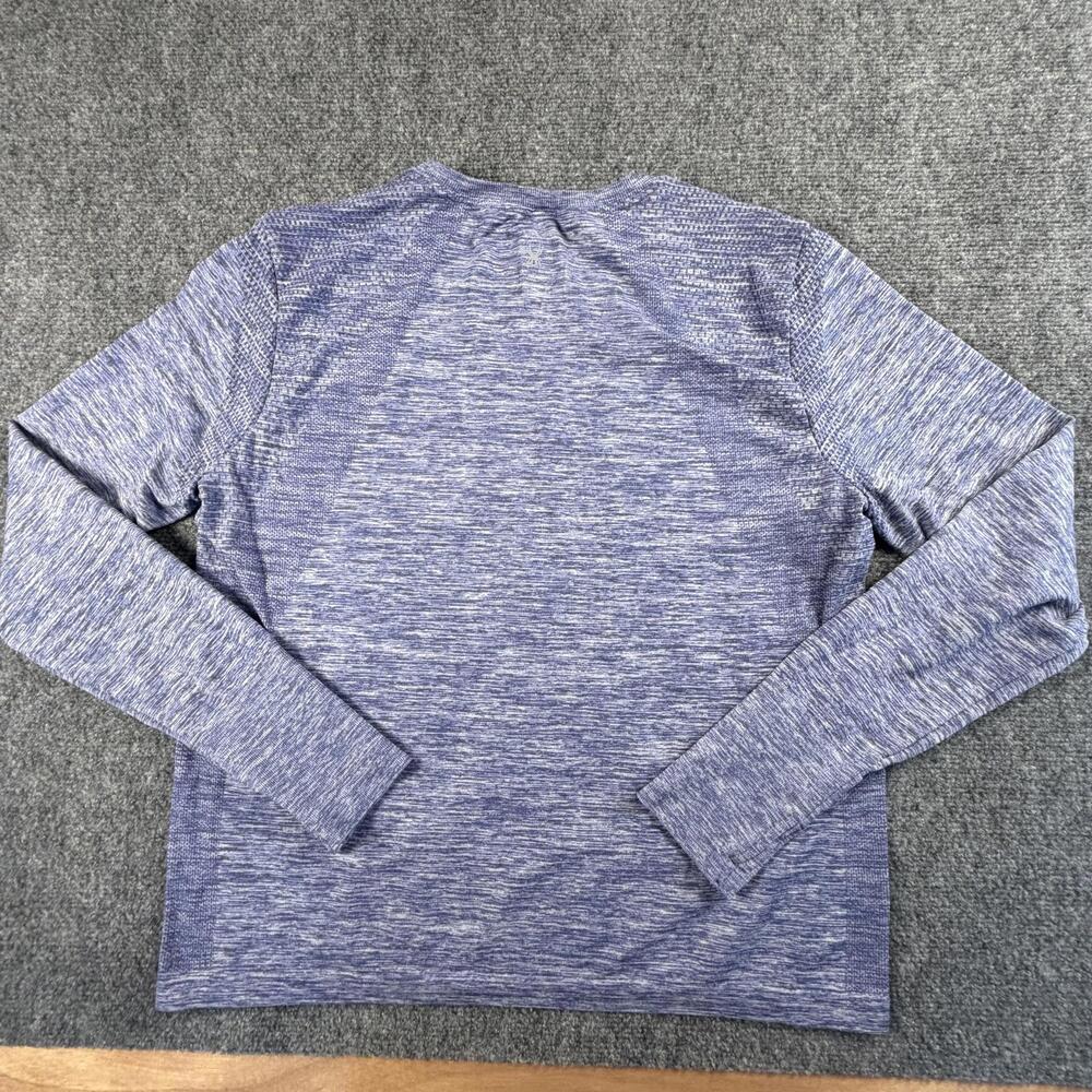 Spyder Active Mens Large Blue Long Sleeve Performance Shirt Thumbholes #1568 - Picture 5 of 8